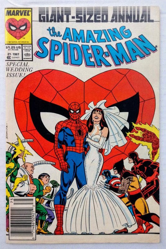 The Amazing Spider-Man Annual #21 (VF, 1987) NEWSSTAND