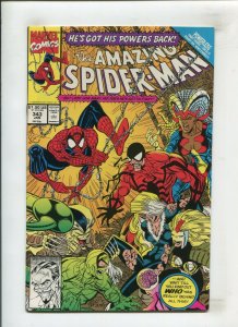 AMAZING SPIDER-MAN #343 (9.2) WAR GARDEN!! 1991 