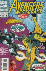 Avengers West Coast Annual #8 VF ; Marvel | War Machine