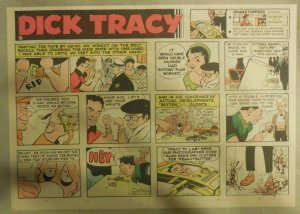 Dick Tracy Sunday Page by Chester Gould from 7/29/1973 Half Page Size
