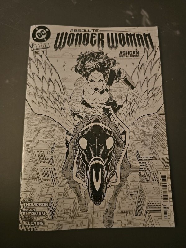 Absolute Superman Flip Wonder Woman Ashcan Special Edition No Words New