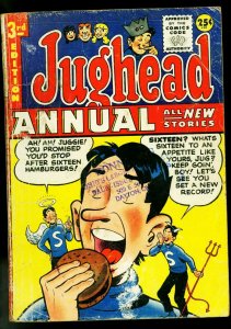 Jughead Annual #3 1955- Archie Comics- Veronica- Hamburger -G