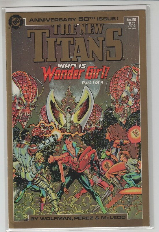 NEW TEEN TITANS (1984 DC Comics) #50 VF+