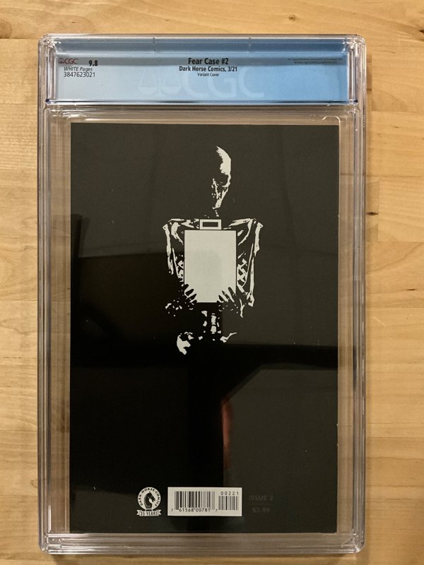 Fear Case #2 Variant Cover CGC 9.8