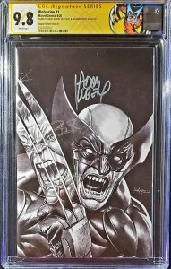 ?? WOLVERINE #1 CGC 9.8 SS 2x Kubert Percy MICO SUAYAN VIRGIN SKETCH ? crain