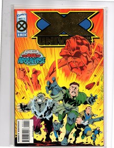 Marvel Comics  X-Universe #1 Gold Foil Cover Age of Apocalypse