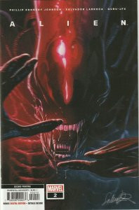 Alien # 2 Variant 2nd Printing Cover NM Marvel 