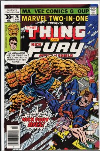 Marvel Two-in-One #26 (1977) Nick Fury