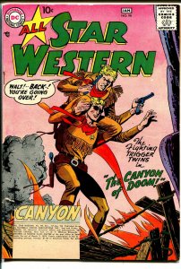 All Star Western #98 1957-DC-Trigger Twins-Johnny Thunder-FR/G