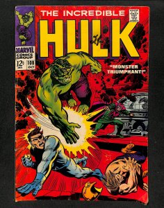 Incredible Hulk (1962) #108 Mandarin!  Nick Fury!