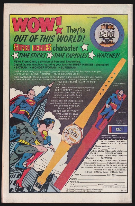 Night Force 5 (1982) VG+ Bronze Age DC Comics