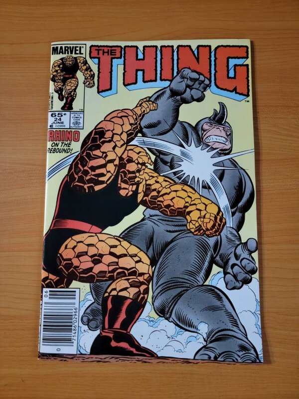 The Thing #24 Newsstand MARK JEWELER Variant ~ NEAR MINT NM ~ 1985 Marvel Comics