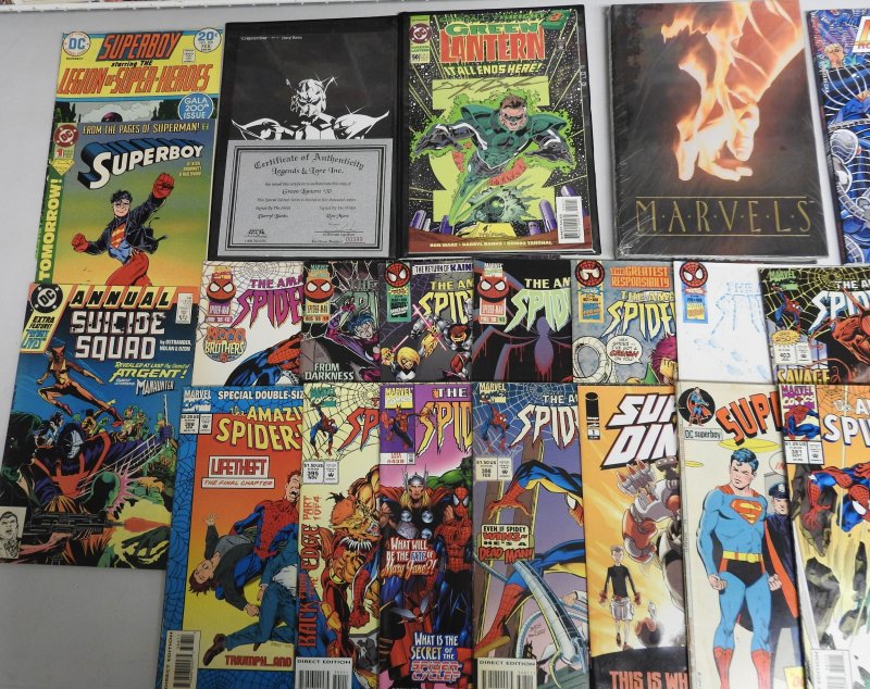 Huge lot of various comics! Autographed Green Lantern! Spider-Man, Conan