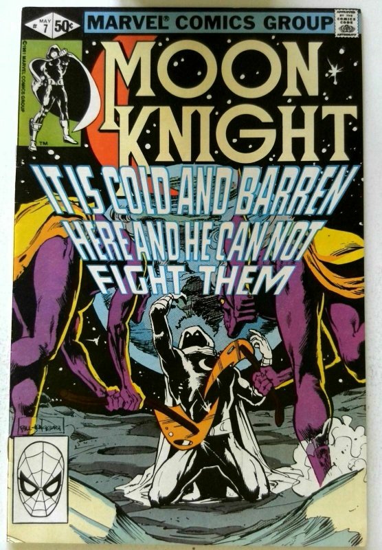Moon Knight #7 Marvel 1981 VF+ Bronze Age 1st Printing Comic Book