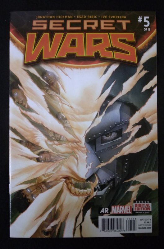 Secret Wars (2015) #5 Alex Ross Cover Deadpool 3 Marvel FN/VF