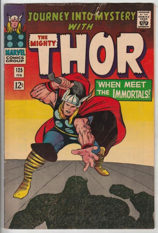 Journey into Mystery #125 (Feb-66) FN/VF Mid-High-Grade Thor