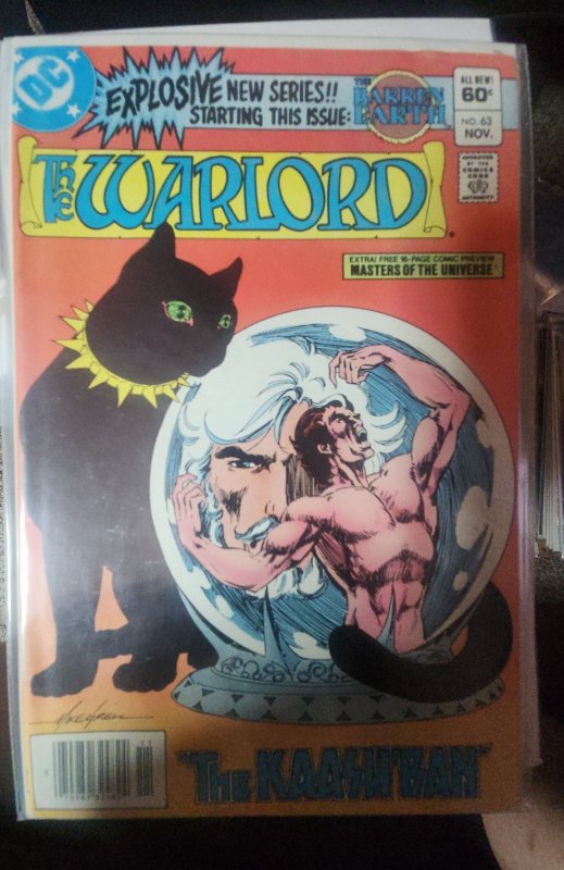 Warlord #63 Newsstand Edition (1982)