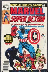 Marvel Super Action #1 (1977) Captain America [Key Issue]