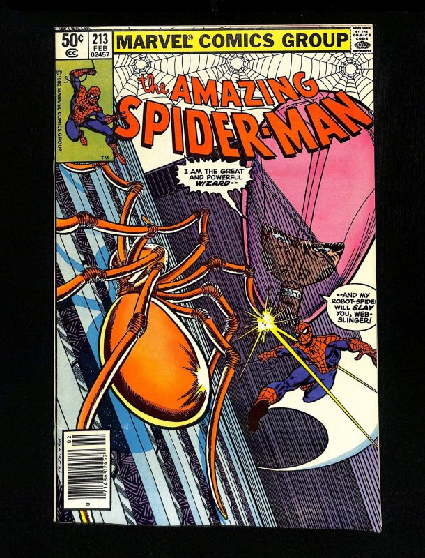 Amazing Spider-Man #213 Newsstand Variant