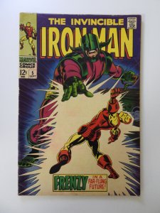 Iron Man #5 (1968) VG+ condition moisture damage