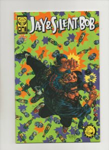 Jay & Silent Bob #4 - Fake Lightsaber Cover Kevin Smith - (Grade 9.2) 1999