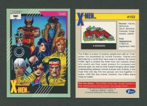 1991 Marvel Comics II  Card  #153 ( X-Men )  MINT