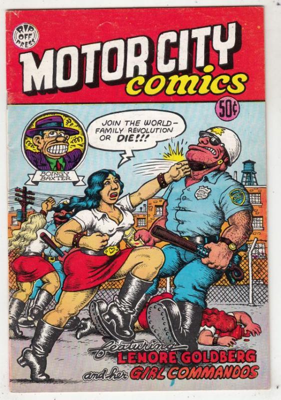 Motor City Comics #1 (Apr-69) FN+ Mid-High-Grade Lenore Goldberg, Eggs Ackley