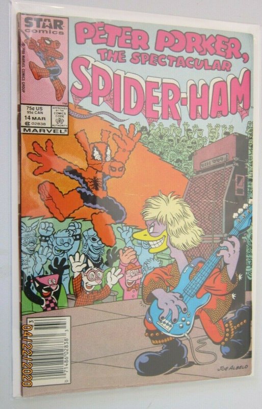 Peter Porker the Spectacular Spider-Ham #14 Newsstand 5.0 (1987)