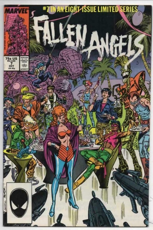 FALLEN ANGELS #1 2 3 4 5 6 7 8, VF/NM, X-men, 1987, New Mutants, 1-8