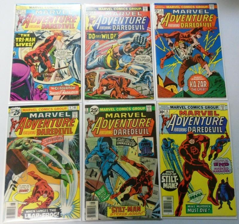 Marvel Adventure featuring Daredevil, Set:#1-6, 6.0/FN (1975)