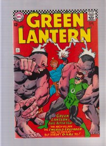Green Lantern #51 - Gil Kane Cover Art! (6.5/7.0) 1967