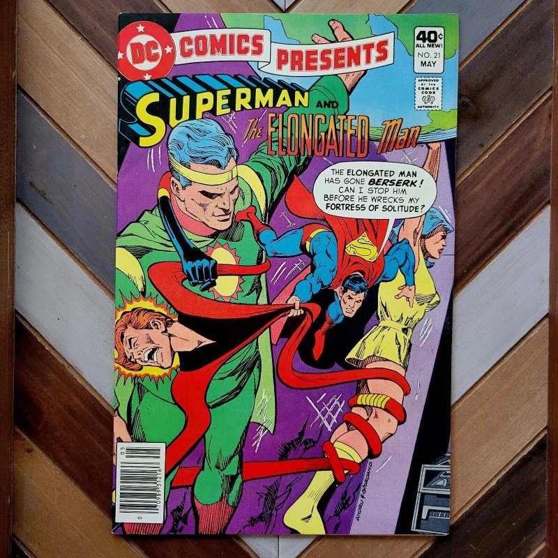 DC Comics Presents #21 HIGH GRADE (1980) SUPERMAN & ELONGATED MAN (Gerry Conway)