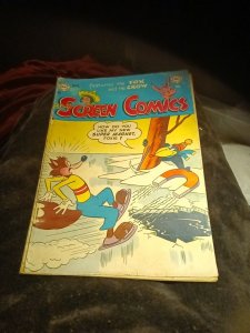 Real Screen #60 DC Comics 1953 Fox & Crow-prank cover Golden Age Funny Animals