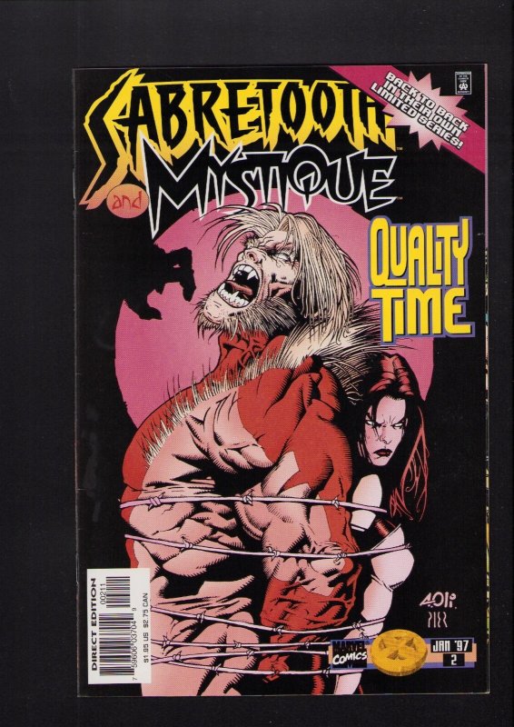 Mystique & Sabretooth #1-4 - FOUR PIECE LOT! (9.0/9.2) 1996