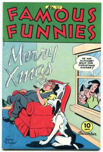 FAMOUS FUNNIES #137 1945- Christmas Cigar cover- Buck Rogers VF+