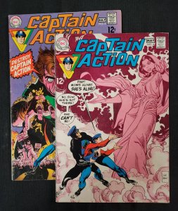 Captain Action 2PC #4-5 - Gil Kane & Wally Wood Cover Art (4.0/4.5) 1969