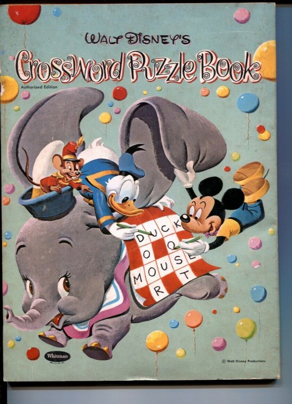 Walt Disney's Crossword Puzzle Book #2975-A-some pages colored-Carl Barks?-G 