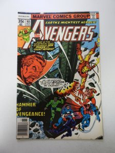 The Avengers #165 (1977) FN/VF condition stain back cover