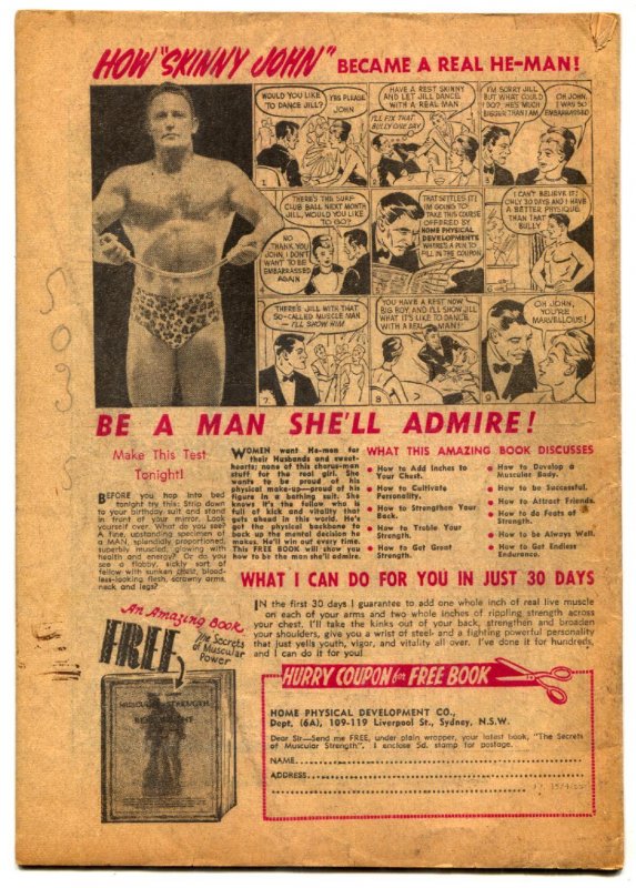 Jungle Jim #16 -Australian Comic- Popeye FN