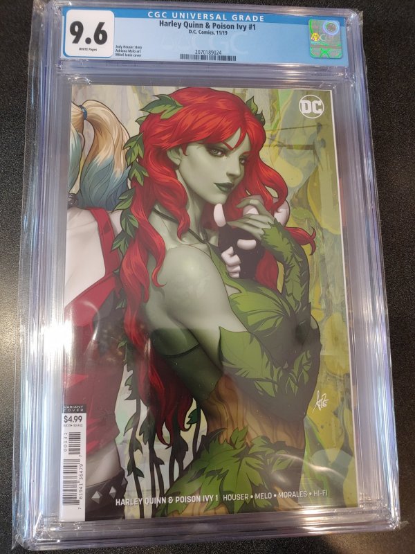 ​Harley Quinn & Poison Ivy #1 CGC 9.6 VARIANT COVER BY MIKEL JANIN