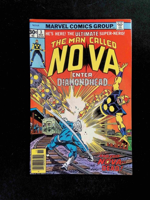 Nova  #3  MARVEL Comics 1976 VG/FN NEWSSTAND