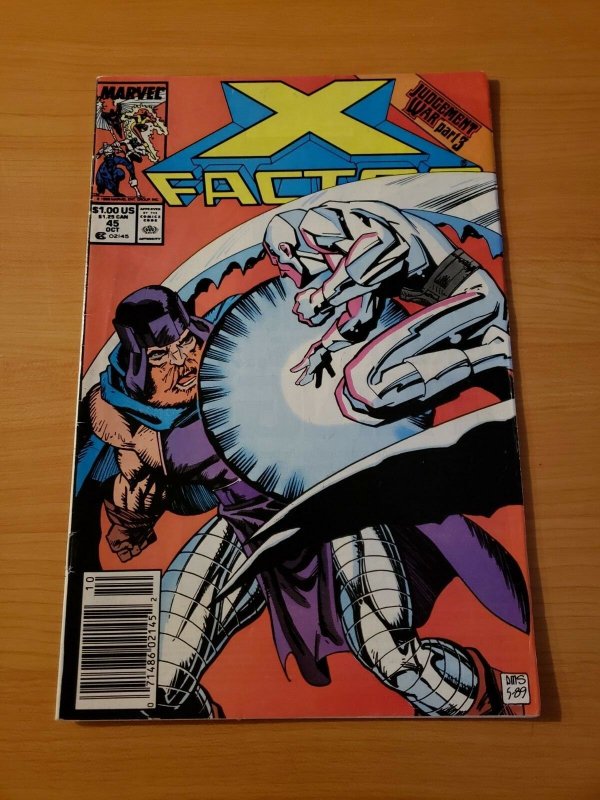 X-Factor #45 Newsstand Edition ~ VERY FINE - NEAR MINT NM ~ (1989, Marvel Comic)