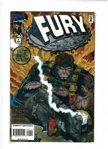 Fury of SHIELD #1 VF 8.0 Marvel Comics 1995 Howard Chaykin, Foil Cover