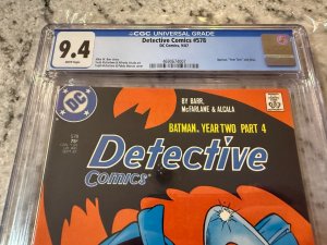 Detective Comics # 578 CGC Graded 9.4 DC Comic Book Year 2 Part 4 McFarlane JH23