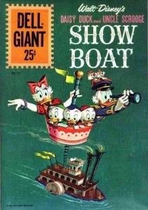 Dell Giants #55 FN ; Dell | Uncle Scrooge Show Boat