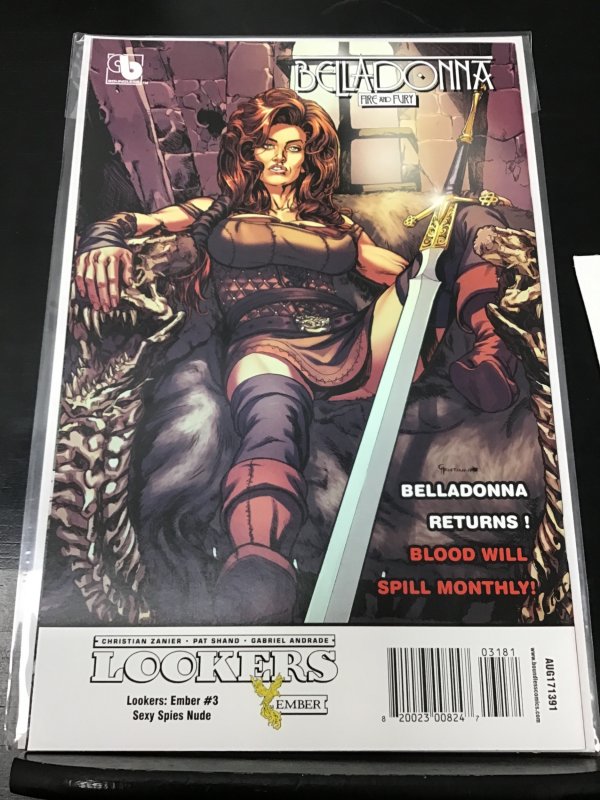 Lookers: Ember #3 (9.2) Sexy Spies Nude Cover!! 2017