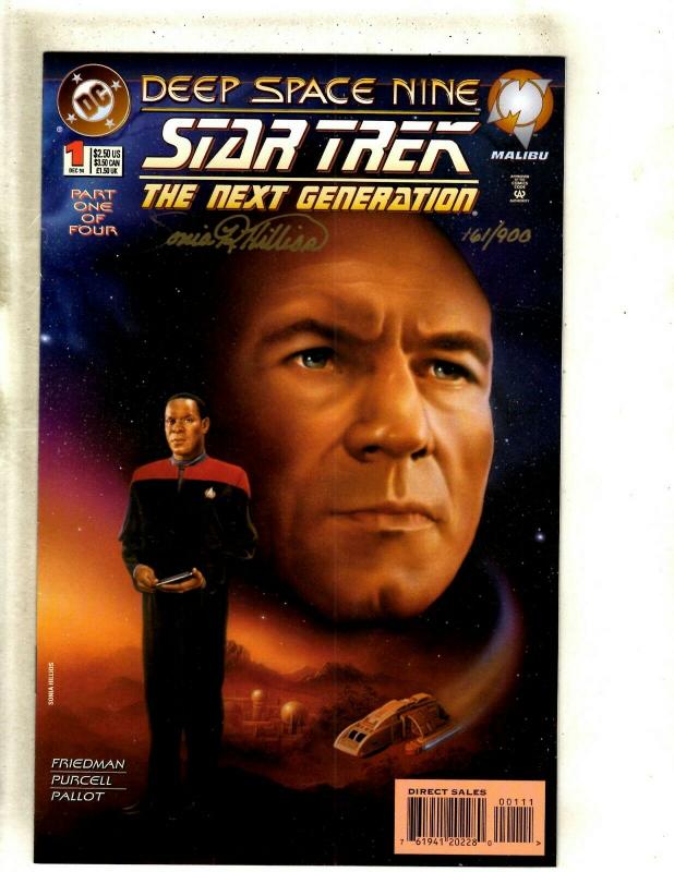 Star Trek: The Next Generation/Deep Space Nine # 1 NM- DC Comic SIGNED J372