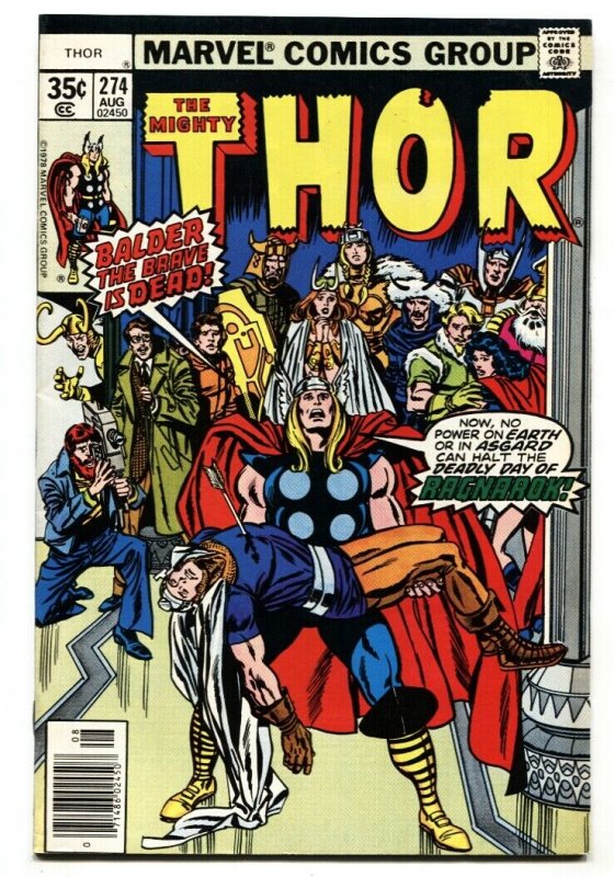 Thor #274 1st appearance of Hugin and Munin - Marvel comic book