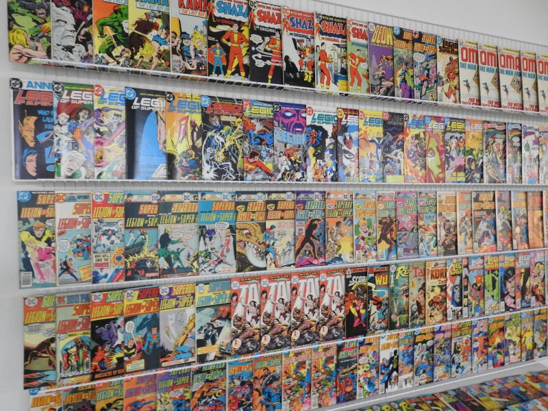 Huge Lot of 190 Comics W/ Superboy, Shazam, Omac, Kamandi, +More Avg FN+ Cond!