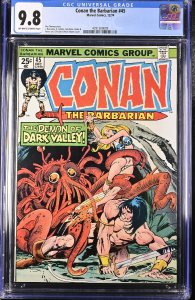 Conan The Barbarian #45 CGC 9.8 1974- comic book-Marvel-4291309009